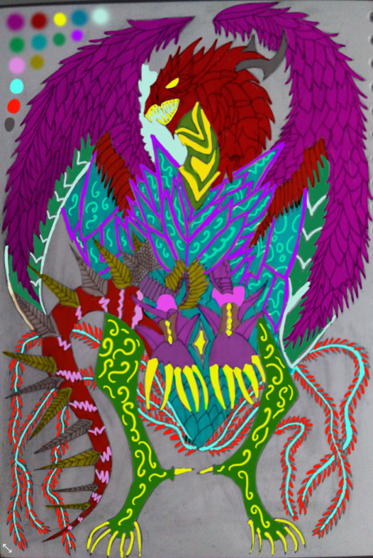 dragon colour design2